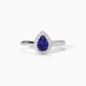 Mabina - Anello In Argento Con Zaffiro Sintetico - Cool Or Rétro?
