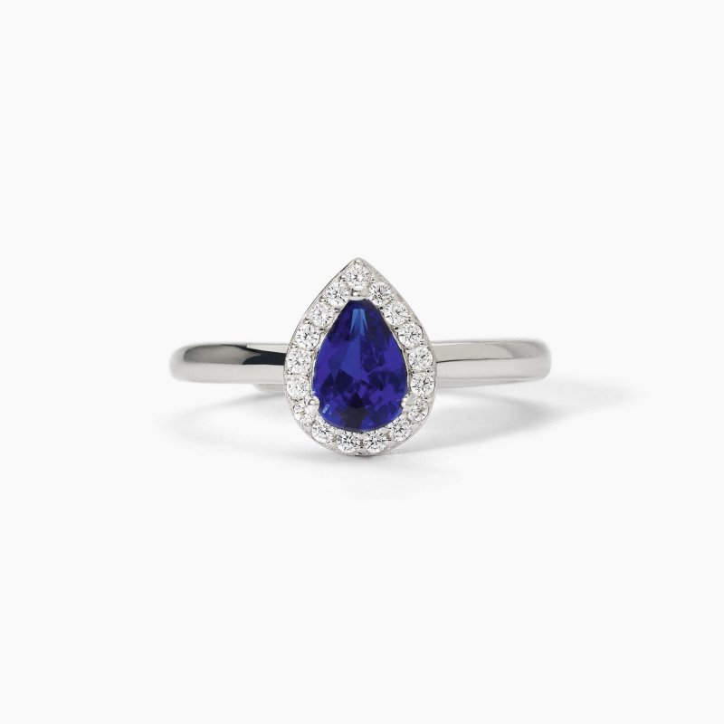Mabina - Anello In Argento Con Zaffiro Sintetico - Cool Or Rétro?