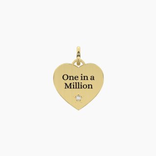 Kidult - Ciondolo Dorato One In A Million - Cuore - Cristallo