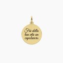 Kidult - Ciondolo Dorato - Scritta Capolavoro - Vita