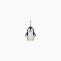 Kidult - Ciondolo A Forma Di Pinguino - Acciaio - Smalto