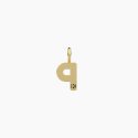 Kidult - Ciondolo Dorato Con Lettera P - Acciaio - Pvd Giallo