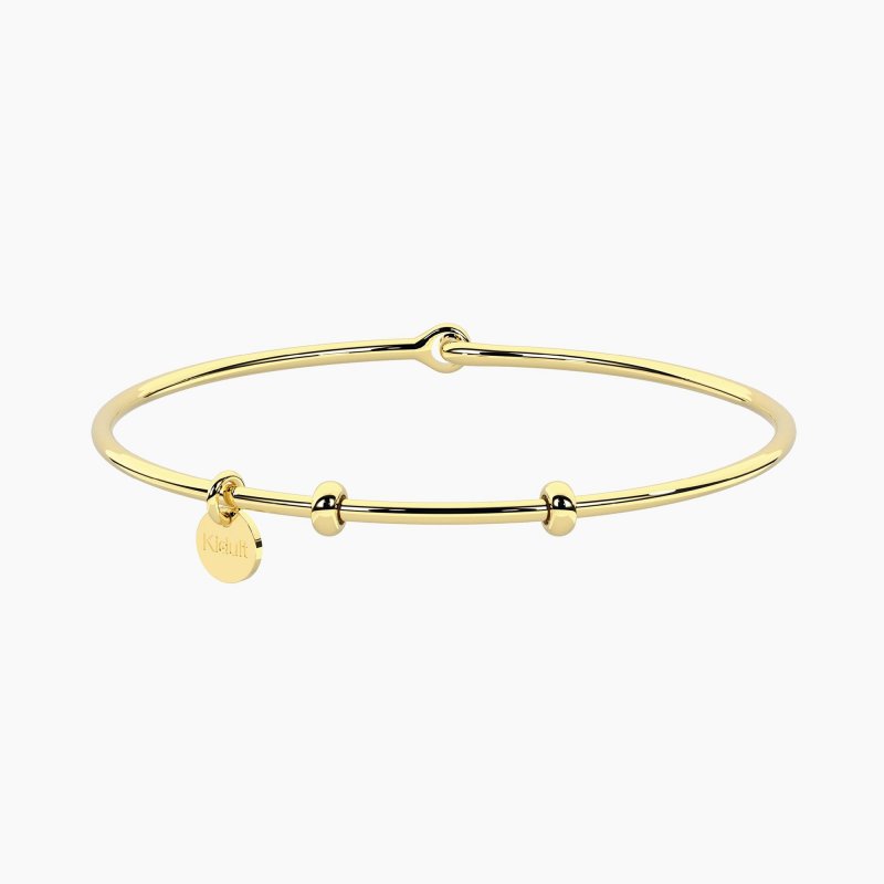 Kidult - Bracciale Bangle Dorato - Misura L - Hula-Hoop