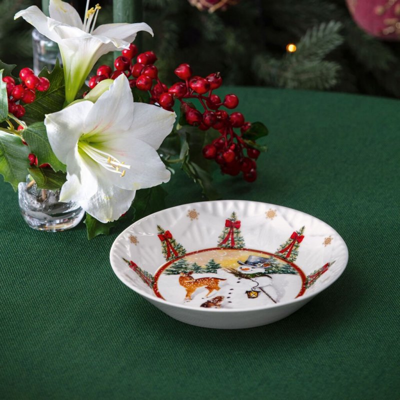 Toy's Fantasy ciotola pupazzo di neve, 16,5 cm ø