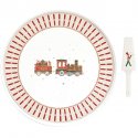 Easy Life - Piatto Torta Polar Express - Natale - Porcellana