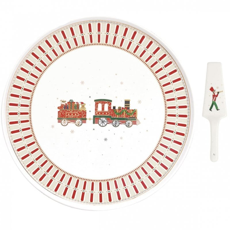 Piatto Torta Con Paletta Polar Express - Easy Life