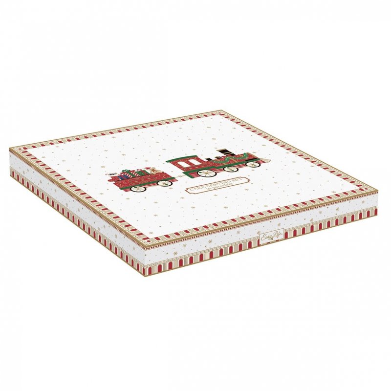 Easy Life - Piatto Torta Polar Express - Natale - Porcellana