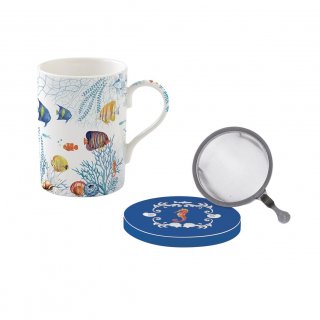 Easy Life - Infuser Set Aquarium - Porcellana - Colorato