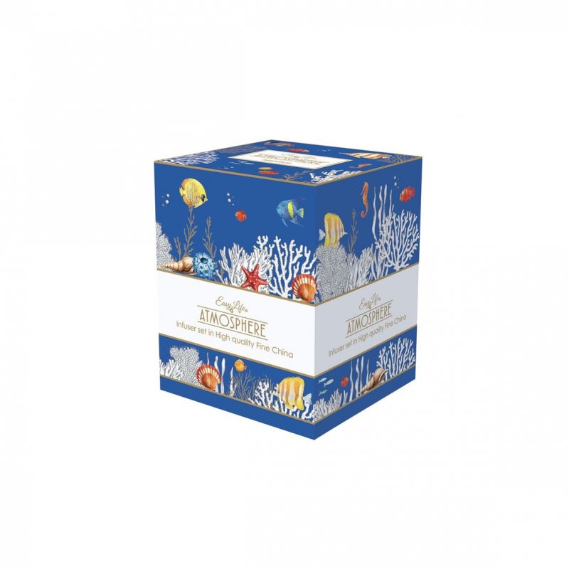 Easy Life - Infuser Set Aquarium - Porcellana - Colorato