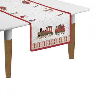 Easy Life - Set 2 Runner Polar Express - 100% Cotone - Natale