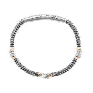 Bracciale 4Us Cesare Paciotti Ematite Uomo 4Ubr7019