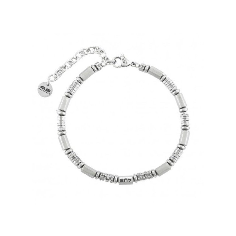 Bracciale 4Us Cesare Paciotti Ematite Uomo 4Ubr7023