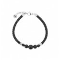 Bracciale 4Us Cesare Paciotti Onice Uomo 4Ubr7063