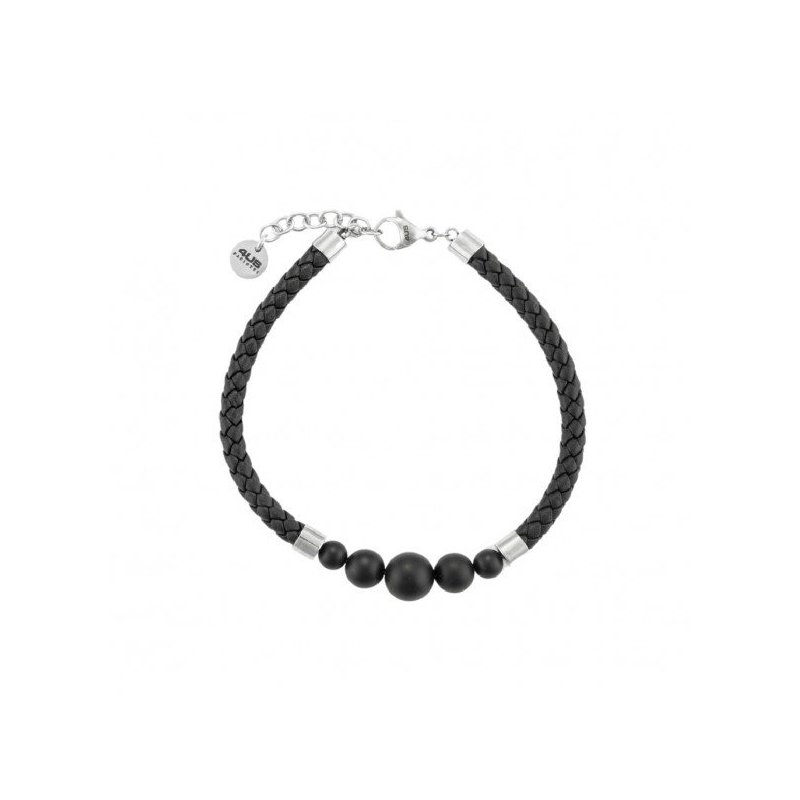 Bracciale 4Us Cesare Paciotti Onice Uomo 4Ubr7063