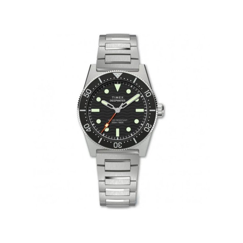 Timex - Orologio Uomo Deepwater Reef - 200M - Acciaio Inox
