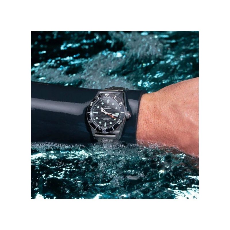 Timex - Orologio Uomo Deepwater Reef - 200M - Acciaio Inox