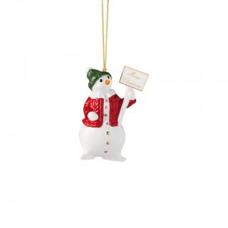 Annual Ornaments addobbo per albero Pupazzo di neve 7cm