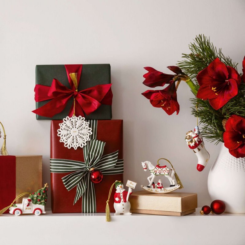 Annual Ornaments addobbo per albero Pupazzo di neve 7cm