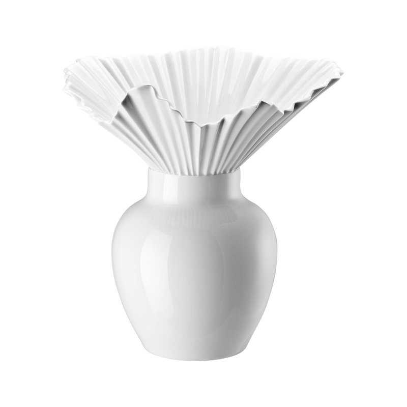 Rosenthal - Porcellana Rosenthal-Vaso - 27 Cm - Falda Weiss