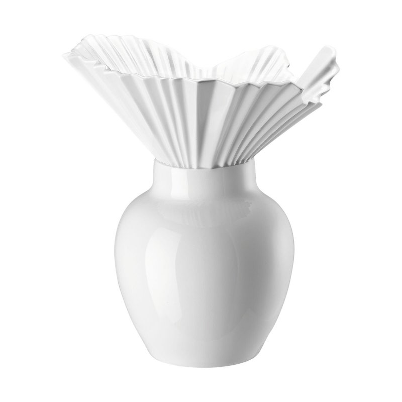 Rosenthal - Porcellana Rosenthal-Vaso - 27 Cm - Falda Weiss