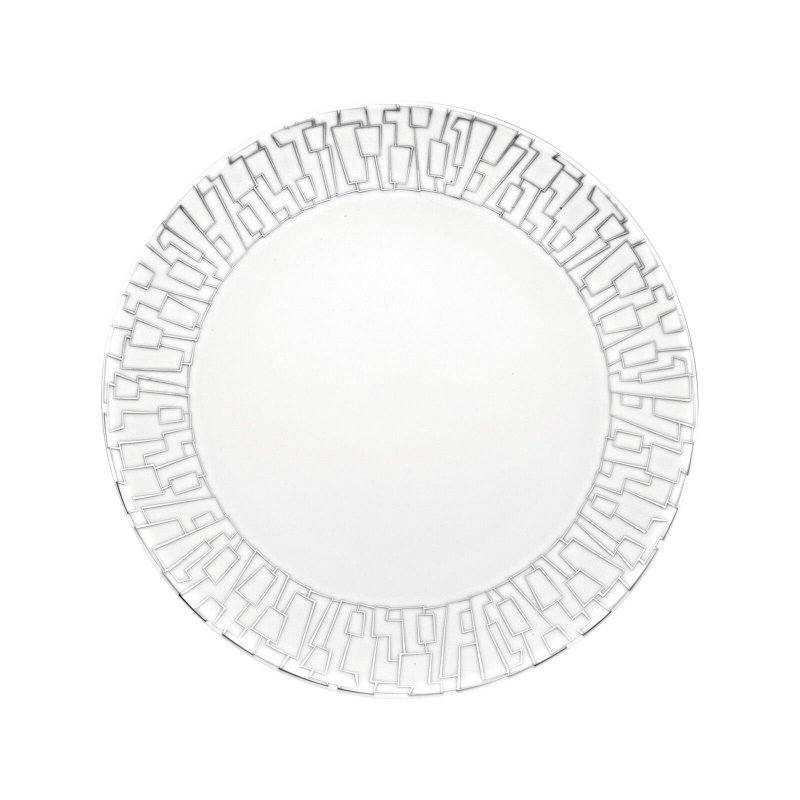 Rosenthal - Porcellana Rosenthal-Piatto Piano 28 Cm-Tac Skin Platin
