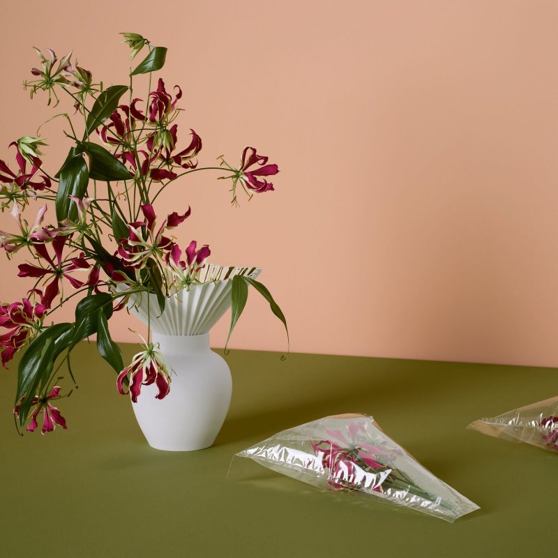 Rosenthal - Porcellana Rosenthal-Vaso - Falda Gold Titanisiert