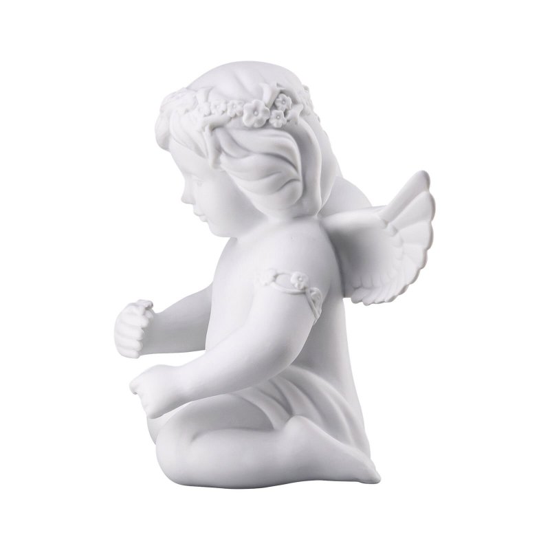 Rosenthal - Angelo Grande - Con Corona Di Fiori - Porcellana