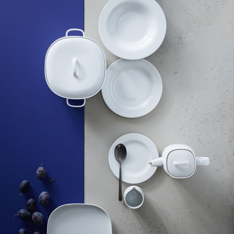 Rosenthal - Porcellana Rosenthal-Piatto - 22 Cm - Moon Weiss