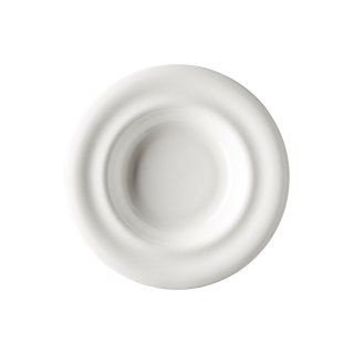 Rosenthal - Porcellana Rosenthal-Piatto Fondo Con Falda 24 Cm - Jade Sphera Bone China Weiss