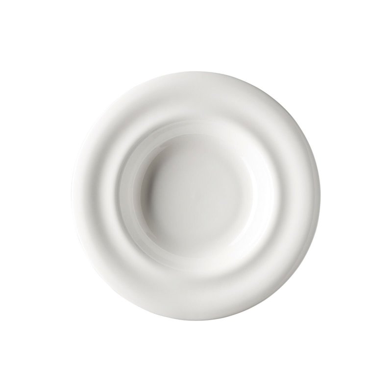 Rosenthal - Porcellana Rosenthal-Piatto Fondo Con Falda 24 Cm - Jade Sphera Bone China Weiss