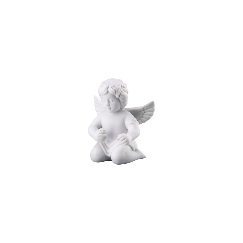 Rosenthal - Piccolo Angelo Con Corona - Porcellana Bianco