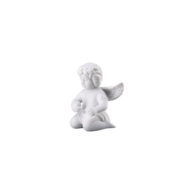 Rosenthal - Piccolo Angelo Con Corona - Porcellana Bianco