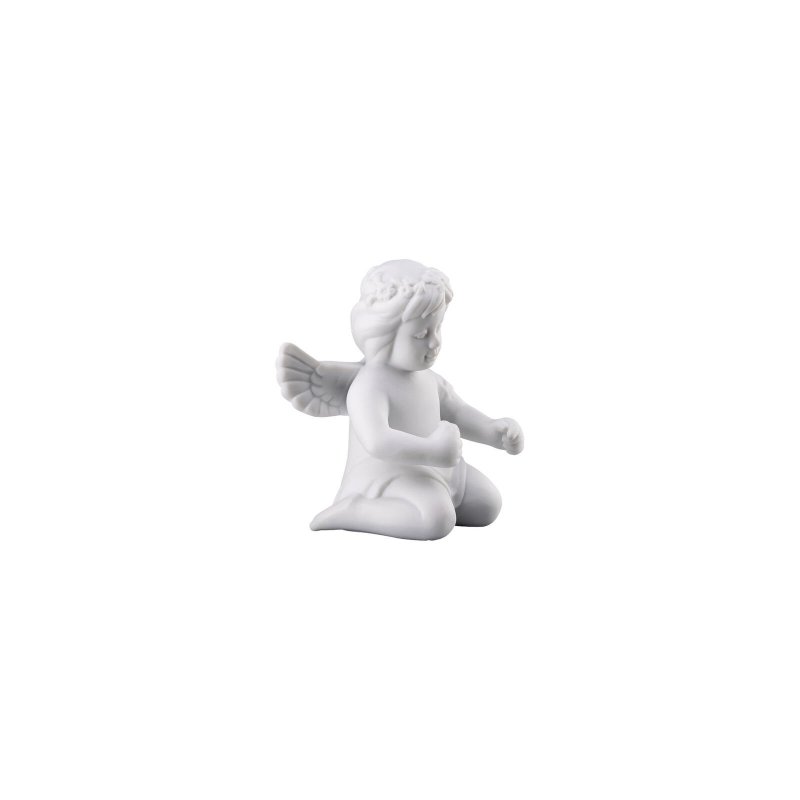 Rosenthal - Piccolo Angelo Con Corona - Porcellana Bianco