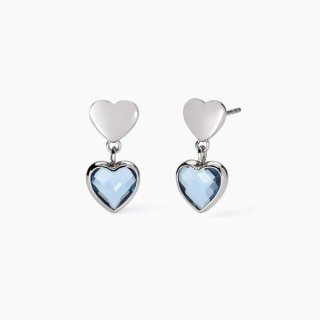 2 Jewels - Orecchini In Acciaio 316L - Glass Azzurro