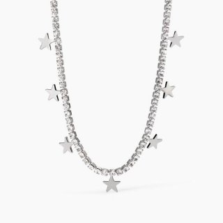 2 Jewels - Girocollo In Acciaio 316L - Cristalli Ø 2.5 Mm