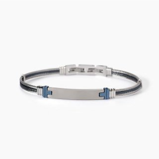 2 Jewels - Bracciale A Cavetto - Acciaio 316L - Pvd Blu