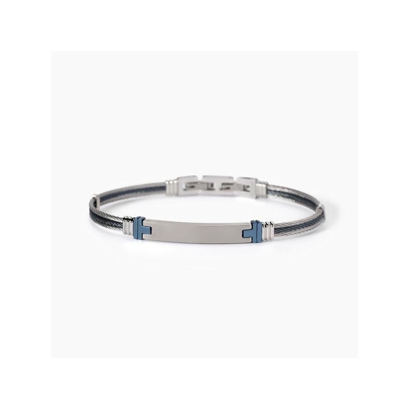 2 Jewels - Bracciale A Cavetto - Acciaio 316L - Pvd Blu