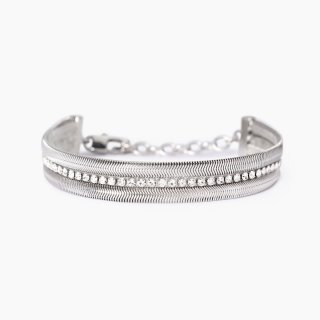 Kidult - Bracciale In Acciaio 316L - Cristalli