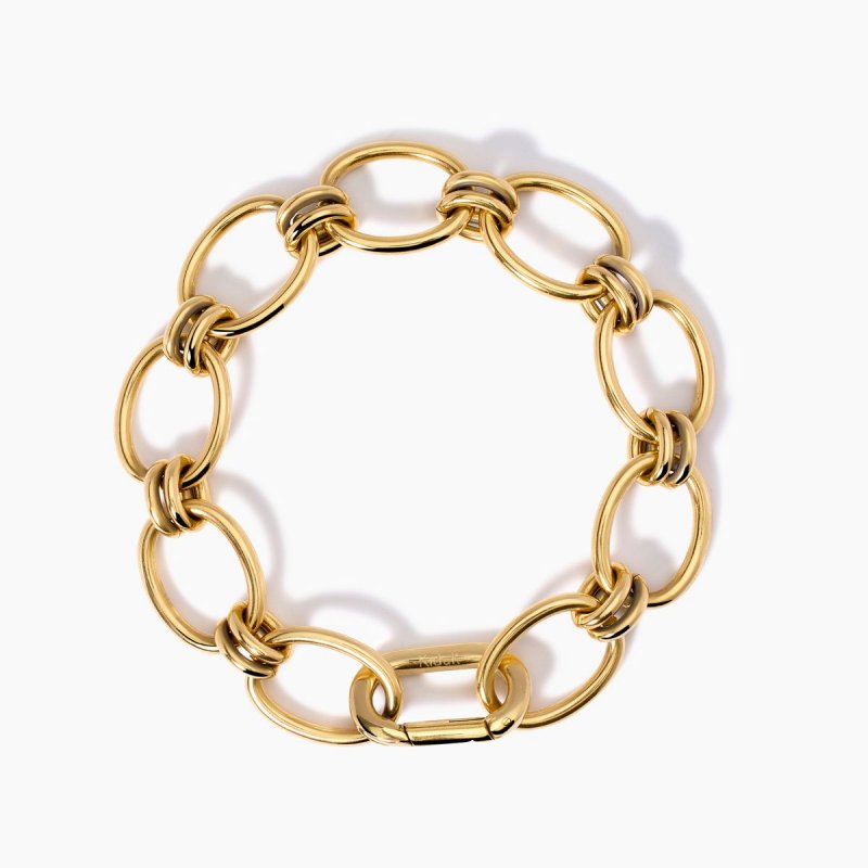 Kidult - Bracciale In Acciaio 316L - Pvd Giallo