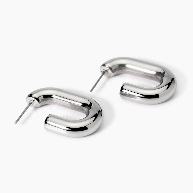 Kidult - Orecchini In Acciaio 304316L - Acciaio - 29X20 Mm
