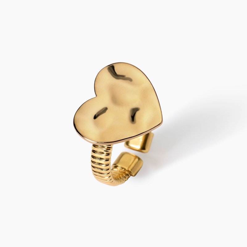 Kidult - Anello Aperto - Acciaio 304316L - Pvd Giallo