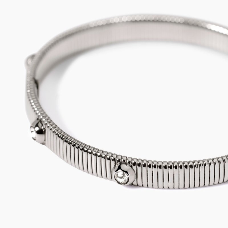 Kidult - Bracciale In Acciaio - Cristalli