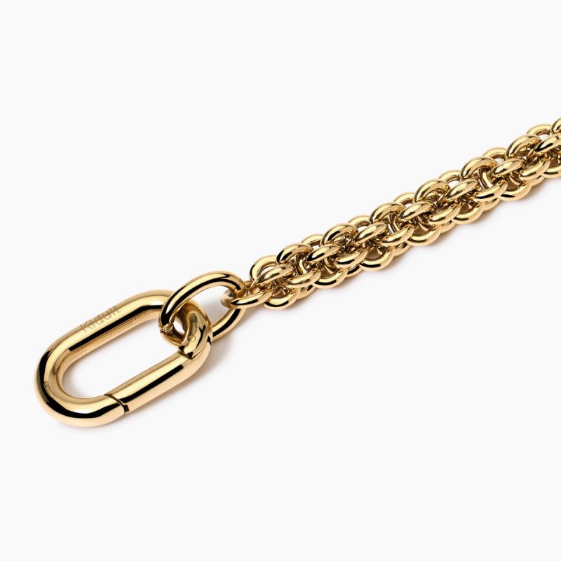 Kidult - Bracciale In Acciaio 316L - Pvd Giallo