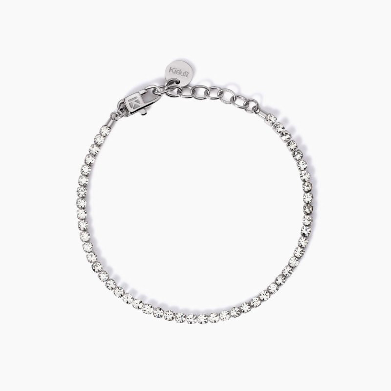 Kidult - Bracciale Tennis - Acciaio 316L - Cristalli