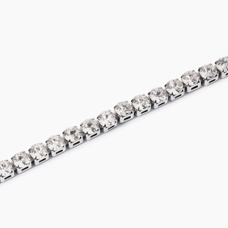 Kidult - Bracciale Tennis - Acciaio 316L - Cristalli