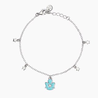 Mabina - Bracciale Con Angioletto E Stelline - Argento 925 - Smalto