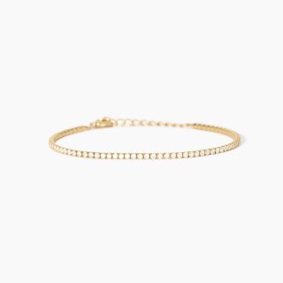 Mabina - Bracciale Tennis Placcato Oro - Zirconi Mini