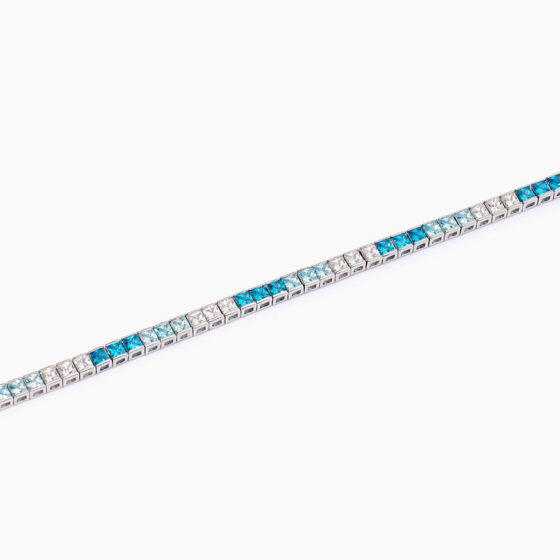 Mabina - Bracciale Tennis Con Zirconi - Argento - Regolabile