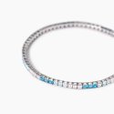Mabina - Bracciale Tennis Con Zirconi - Argento - Regolabile