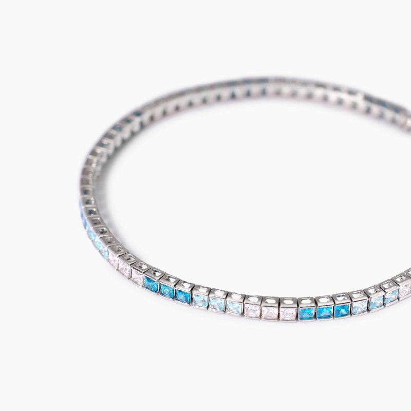Mabina - Bracciale Tennis Con Zirconi - Argento - Regolabile